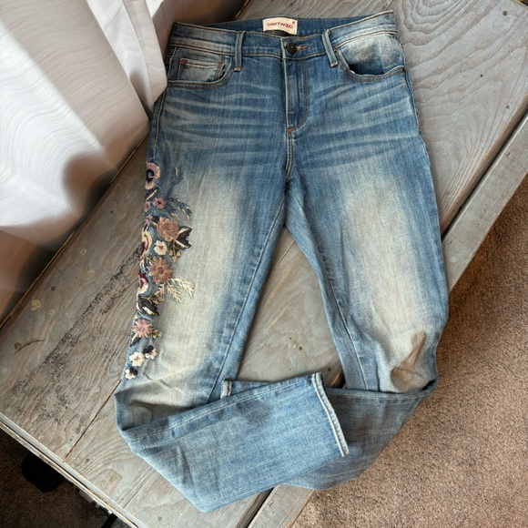 DRIFTWOOD Denim - Driftwood Jackie floral embroidered jeans | size 26